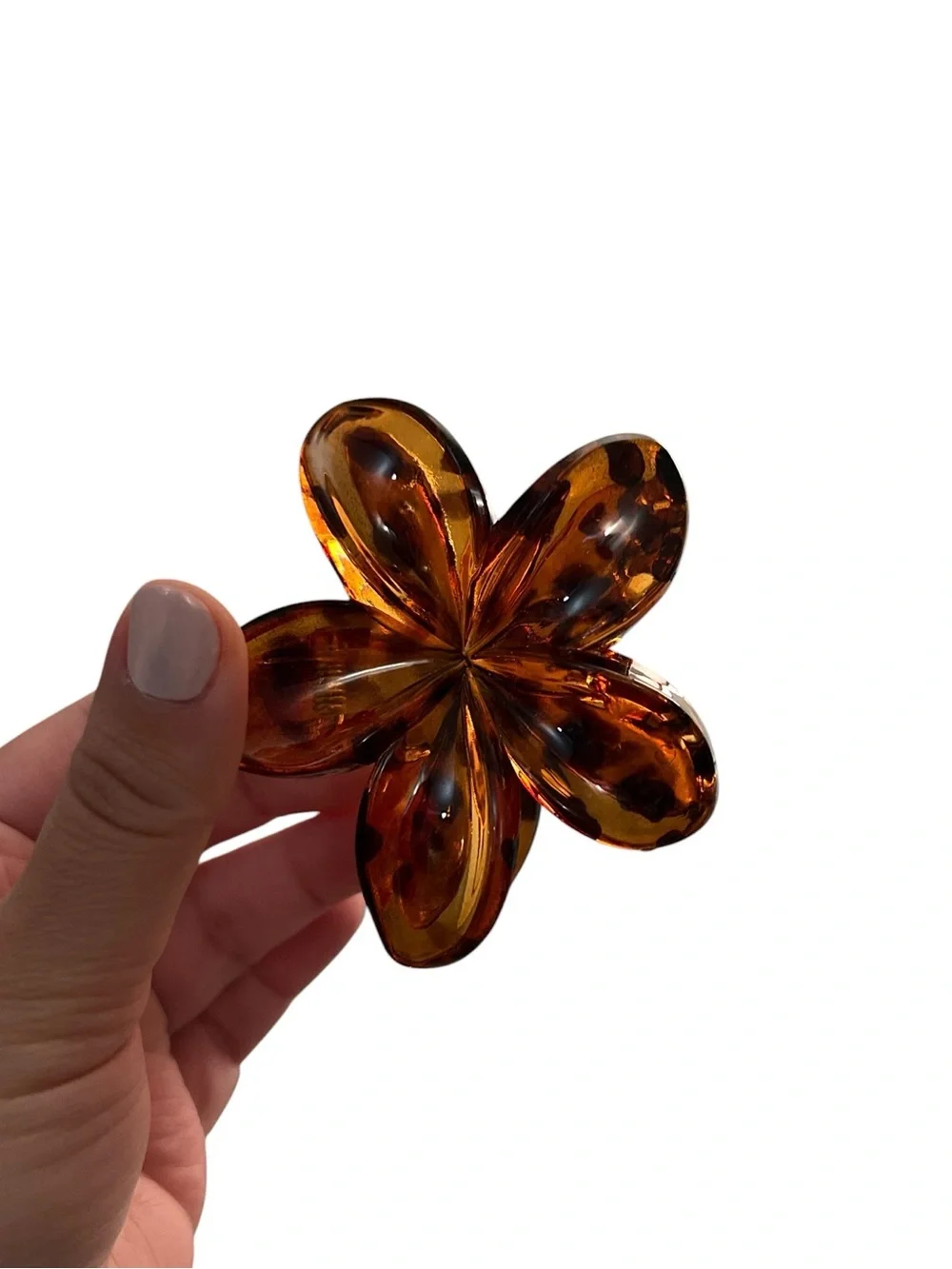 Set of 3 Tropical Flower Hair Claw Clips - NWOT